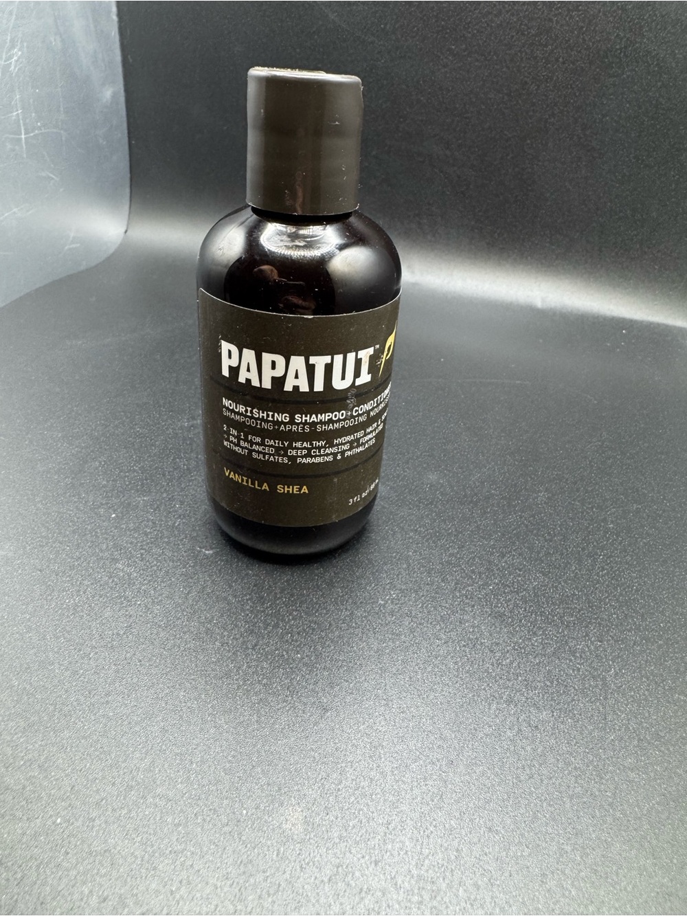 5/$25 NWT Papatui Vanilla Shea Nourishing Shampoo+Conditioner 3oz Travel Size